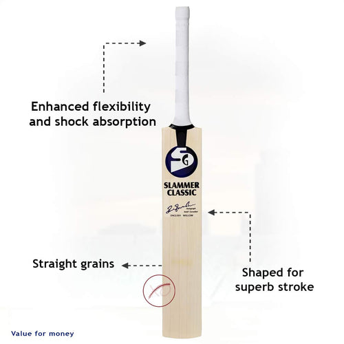 SG Slammer Classic English Willow Cricket Bat