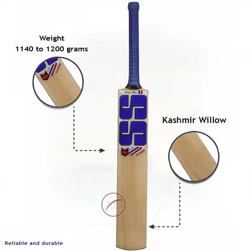 SS SKY Flicker Kashmir Willow Cricket Bat-SH