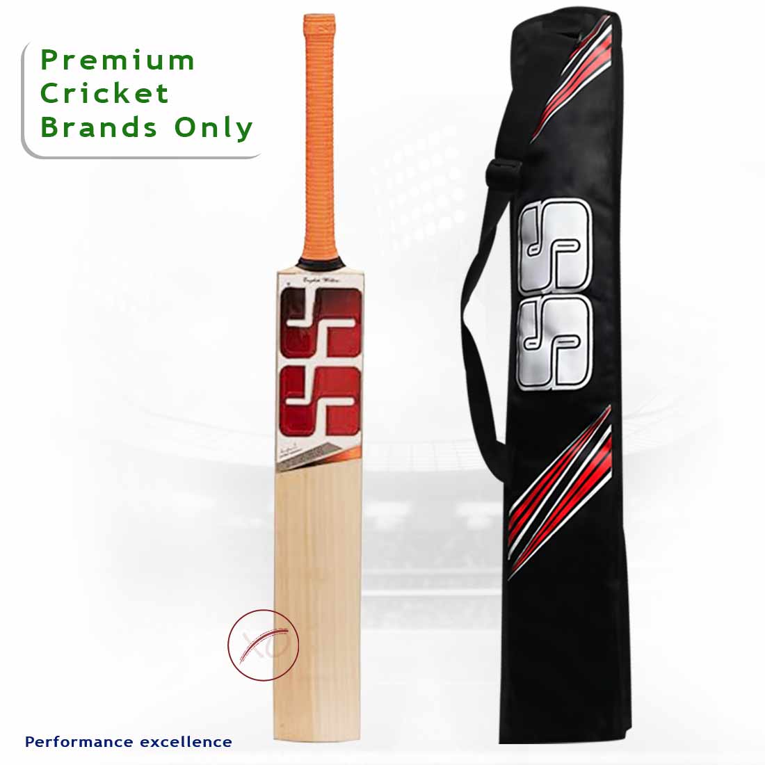 SS Tiger English Willow Cricket Bat-SH