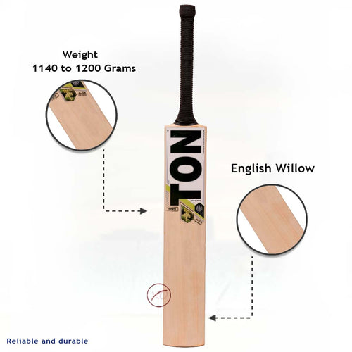 TON 999 English Willow Cricket bat -SH