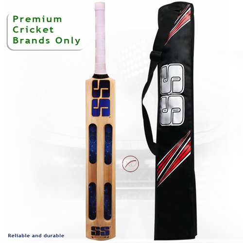 SS Dhoni Players jumbo Kashmir Willow Cricket Scoop Bat -SH 